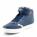 GEOX J568WH 0BCKN C0694 SKYLIN GIRL granatowe różowe półbuty dziewczęce jz25