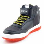 GEOX J56MCD 054FU C0048 BUZZERLIGHT czarne sneakersy młodzieżowe jz25