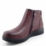 SERGIO LEONE BT 25348-S bordowe botki damskie jz25
