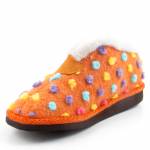 MANITU 340010-62 pomarańczowe pantofle damskie jz25