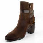 SERGIO LEONE BT 25384-S khaki botki damskie jz25