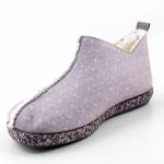 MANITU 340105-91 szare pantofle damskie jz25