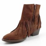 RYŁKO 4ZVI6_6TA brązowe botki damskie jz25