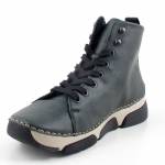 RIEKER 45920-54 zielone trzewiki damskie jz25