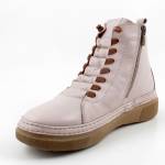 RAVINI VT102-1 SILVER GREY beżowe trzewiki damskie jz25