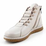 RAVINI 23662 SILVER GREY beżowe trzewiki damskie jz25