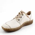 RIEKER N2402-60 beżowe półbuty damskie wl26