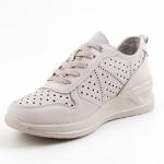 SERGIO LEONE SP-115 szare sneakersy półbuty damskie wl26