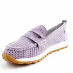 SERGIO LEONE SP-009 fioletowe mokasyny damskie wl26