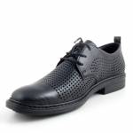 RIEKER 17626-00 tęgość H czarne półbuty męskie wl26