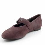 RYLKO 0UNP1_3FV brązowe balerinki damskie wl26
