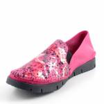 MACIEJKA 03512-73 fuxia złote półbuty damskie wl26