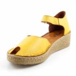 RIXA SHOES 58C2934 żółte sandały damskie wl26