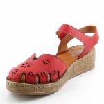 RIXA SHOES 58C2937 czerwone sandały damskie wl26