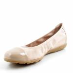 CAPRICE 22152-42 336 SAND COMB złote balerinki damskie wl26
