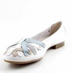 MACIEJKA P7542-11 białe balerinki damskie wl26