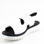 RIEKER V1382-80 białe sandały damskie wl26