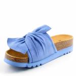 SCHOLL PRINCESS MED MF006601032 niebieskie klapki damskie wl26