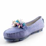 FILIPPO DP7809/26 BL niebieskie mokasyny damskie wl26