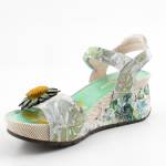 LAURA VITA 000770919FC miętowe sandały damskie WL26