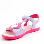 GEOX J65P1C 000HH JOYFOOT C8R8L fioletowe różowe sandały dzięwczęce wl26