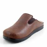 SCHOLL ELIO 24 MED MF015431019 brązowe pantofle męskie jz26
