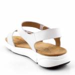 CAPRICE 28600-28 białe beżowe sandały damskie 197 WHITE COMB