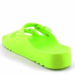 SCHOLL BAHIA MED MF269241034 zielone klapki damskie medyczne wl24