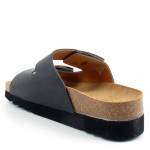 SCHOLL Monterey 2 STRAPS MED czarne klapki damskie MF305841004 OBUWIE MEDYCZNE wl25