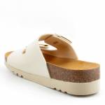 SCHOLL Monterey 2 STRAPS MED ivory klapki damskie MF315541030 OBUWIE MEDYCZNE wl25
