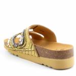 SCHOLL LISBOA 2 STRAPS MED beżowe klapki damskie wl25 MF320241002