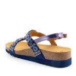 SCHOLL BOGOTA SANDAL MED navy blue niebieskie sandały damskie MF320061040 wl25