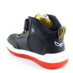 GEOX J56MCD 054FU C0048 BUZZERLIGHT czarne sneakersy młodzieżowe jz25
