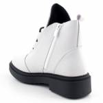 SERGIO LEONE BT 25200-S białe botki damskie jz25