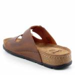SCHOLL BORA MALAREN MED cognac brązowe klapki damskie MF318991175 wl25