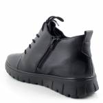 RIEKER N1331-00 czarne trzewiki damskie wl25 tęgość H
