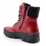 RIEKER Y0220-33 czerwone trzewiki damskie jz25