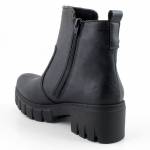RIEKER 74562-00 czarne botki damskie jz25