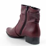 RIEKER 78656-35 bordowe botki damskie jz25
