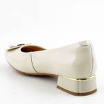 RAVINI A958-1B lakier beżowe czółenka damskie jz25