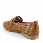 TAMARIS 1-24232-46 305 COGNAC brązowe mokasyny damskie wl26