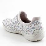 RIEKER 52575-90 multi srebrne półbuty damskie wl26