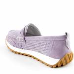 SERGIO LEONE SP-009 fioletowe mokasyny damskie wl26