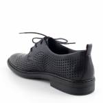 RIEKER 17626-00 tęgość H czarne półbuty męskie wl26