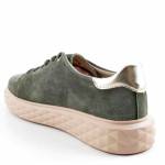SERGIO LEONE SP-110 KHAKI zielone półbuty damskie wl26