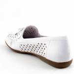RIEKER L6352-80 E1/2 białe mokasyny półbuty damskie wl26