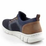 RIEKER B7796-14 G1/2 granatowe półbuty męskie wl26