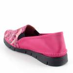 MACIEJKA 03512-73 fuxia złote półbuty damskie wl26