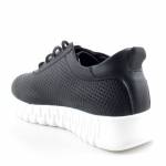 SERGIO LEONE SP-011 czarne białe półbutydamskie wl26