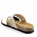 BRINKMANN 700067-82 multi złote klapki damskie wl26